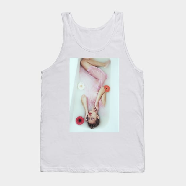 Flower Bath Tank Top by JovanaRikalo